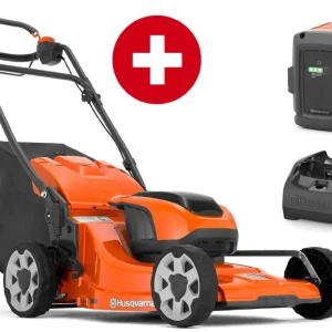 Top-Preis Husqvarna Akku-Rasenmäher LC 142iS - Set mit Akku BLi20 und Ladegerät C80