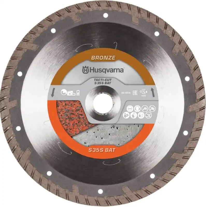 Husqvarna Trennscheibe TACTI-CUT S35S BAT 230 10 22.2 Leistungsgrad Bronze Markenprodukt