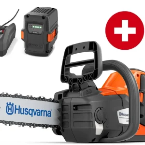 Bestpreis Husqvarna Akku-Motorsäge 225i mit Akku B140 und Ladegerät C80