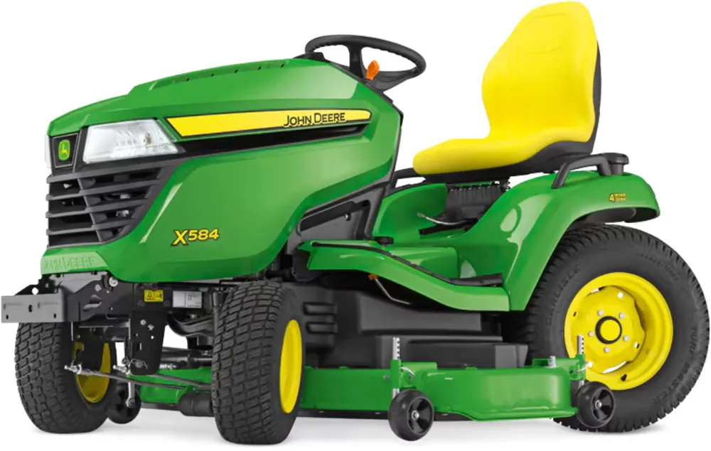 John Deere Rasentraktor X584 mit 137 cm Accel Deep Mähwerk Bestpreis