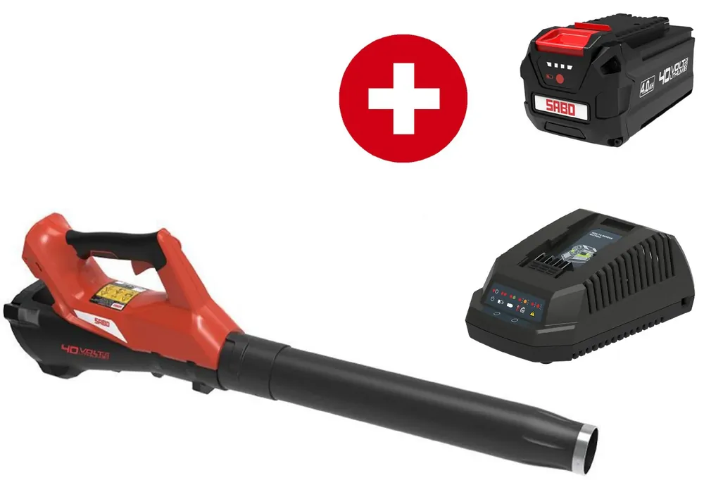 Meistverkauft Sabo Accu-Laubbläser LB-660 mit 4 Ah Akku und Ladegerät
