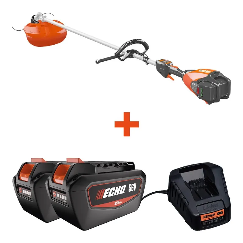 Bestpreis ECHO Akku-Motorsense DSRM-2600L Set -inkl. 2x 5Ah Akku und Schnellladegerät