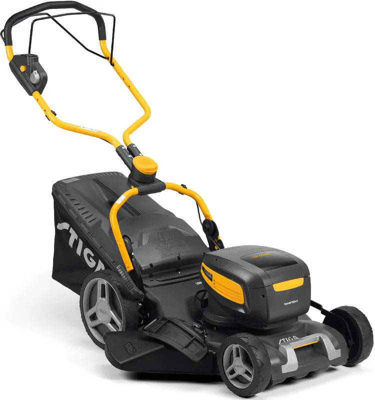 Stiga Akku-Rasenmäher Combi 753e V Kit mit 2x 5 Ah Akku und 2 x Schnell-Ladegerät Heißes Angebot