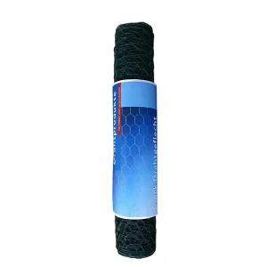 Preisknaller Sechseckgeflecht, 1,0 mm Drahtstärke, grün, kunststoffüberzogen