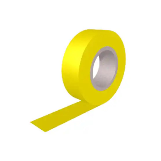 PVC-Isolierband, 15 mm breit, gelb Letzte Chance