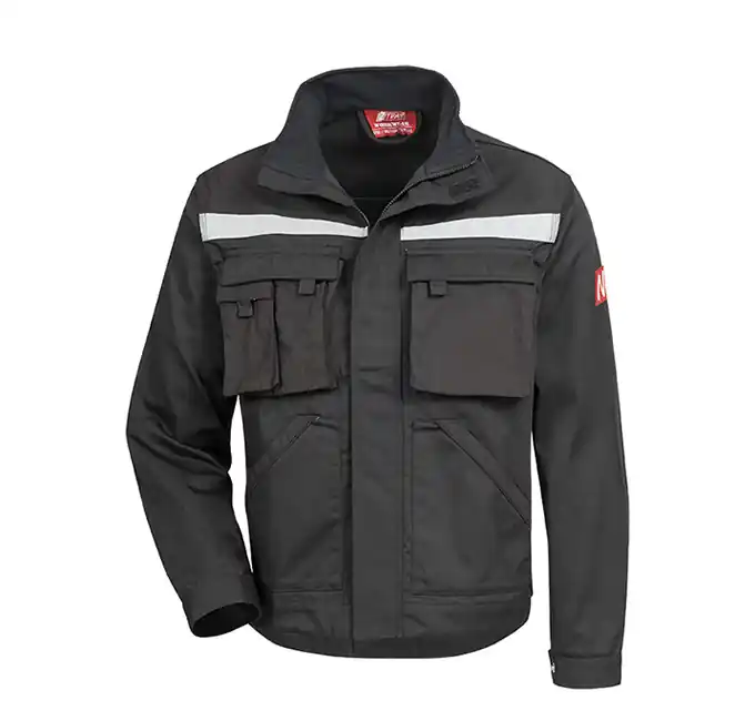 Arbeitsjacke Motion Tex Plus, Schwarz, Gr. 50 Echt