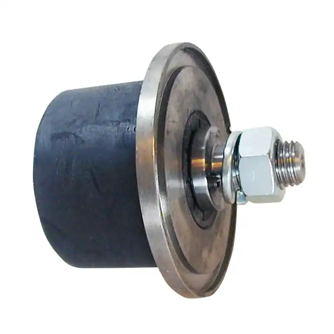 Umlenkrolle gummiert 100 mm mit Flansch p. f. Grimme Preiswert