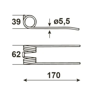Pick-Up Zinken 5,5mm Direktkauf