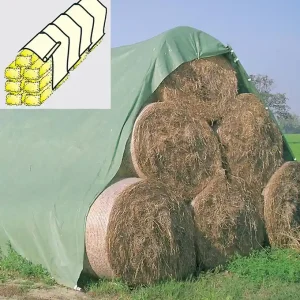 PolyTex® DLG Schutzvlies für Stroh- und Heuballen, grün, 140 g/ qm Rabatt