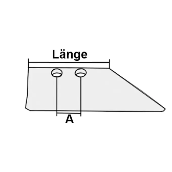 Echt Düngereinlegerschar p. f. Niemeyer 026088, rechts
