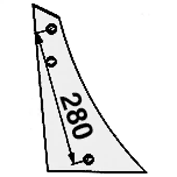 Solange Der Vorrat Reicht Streichblech-Vorderteil p. f. Vogel + Noot WY 400 A, rechts