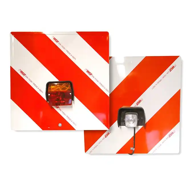 Warntafelsatz 2-teilig, 423 x 423 mm, beidseitig Neuheit