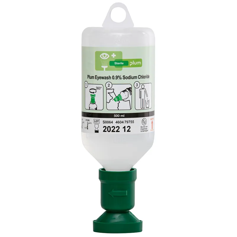 Garantierte Lieferung Augenspülflasche mit steriler Natriumchloridlösung (0,9%)