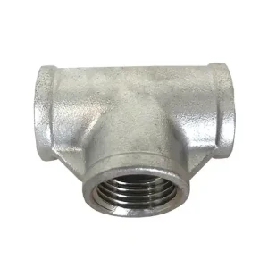 Nur Heute Fitting Edelstahl V2A, T-Stück 90°, 1/2", 3x IG