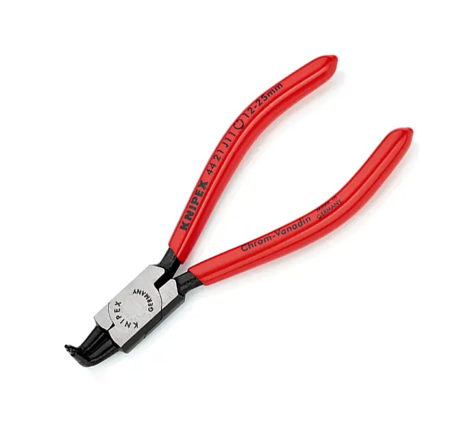 Sicherungsringzange für Innenringe, gebogen, 130 mm Expressversand