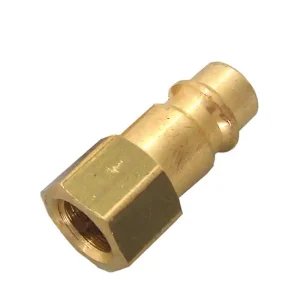 Zertifiziert Einstecknippel mit Gewinde 1/8" IG, Messing