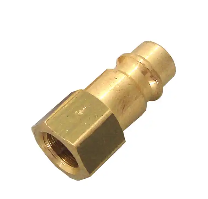 Zertifiziert Einstecknippel mit Gewinde 1/8" IG, Messing
