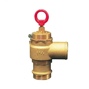 Messing-Sicherheitsventil 1 1/4", 0,5 bar Schnäppchen