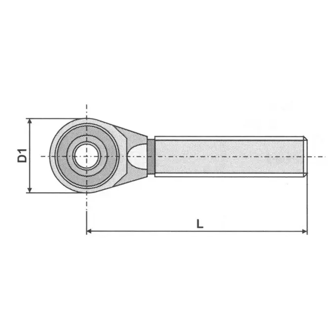 Highlight Oberlenkerspindel Kat. 1, M30 x 3,5, 190 mm