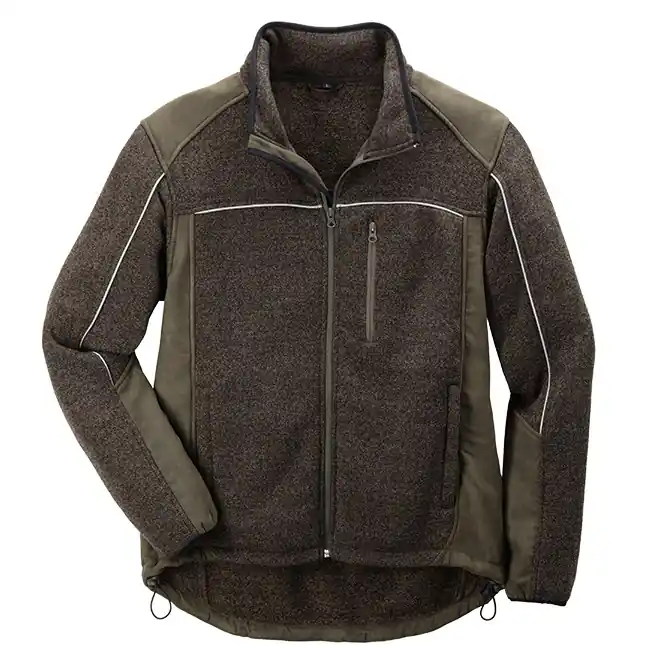Schneller Versand Jäger-Strickjacke Ahorn, Oliv, Gr. XXL