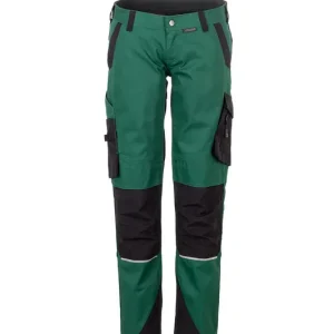 Damen-Arbeitshose Norit, grün-schwarz, Gr. 40 (L) Neu