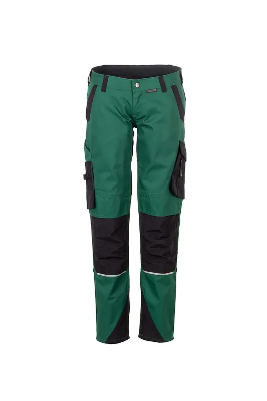 Damen-Arbeitshose Norit, grün-schwarz, Gr. 40 (L) Neu