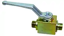 Sonderaktion Zweiwege Blockkugelhahn, 8 L, 2x AG