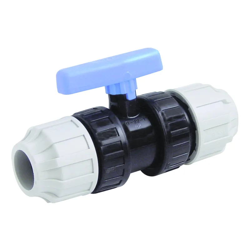 PP-Kugelhahn 25 mm, beidseitige Klemmverbindung Saisonangebot