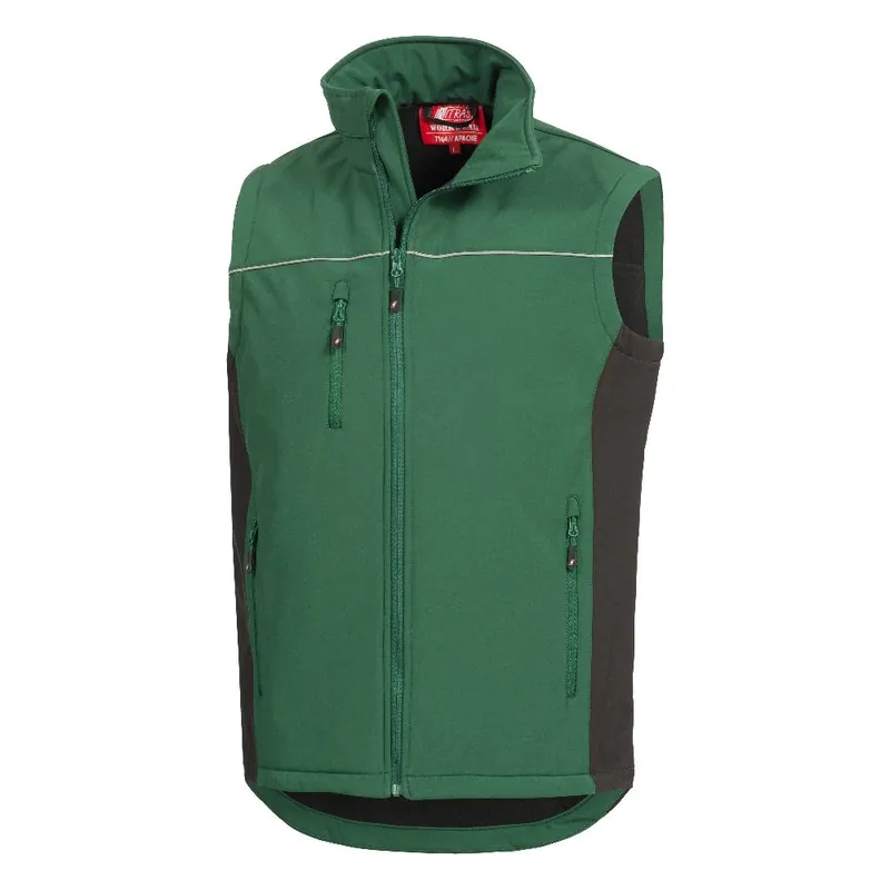 Softshellweste Motion Tex Light, Grün/Schwarz, Gr. 3XL Preisknaller