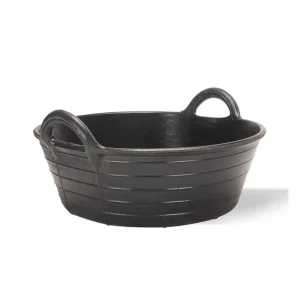 Rabatt Gummischale, 20 Liter, Schwarz