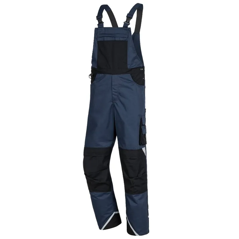 Schnäppchen Latzhose Motion Tex Plus, Marineblau/Schwarz, Gr. 56