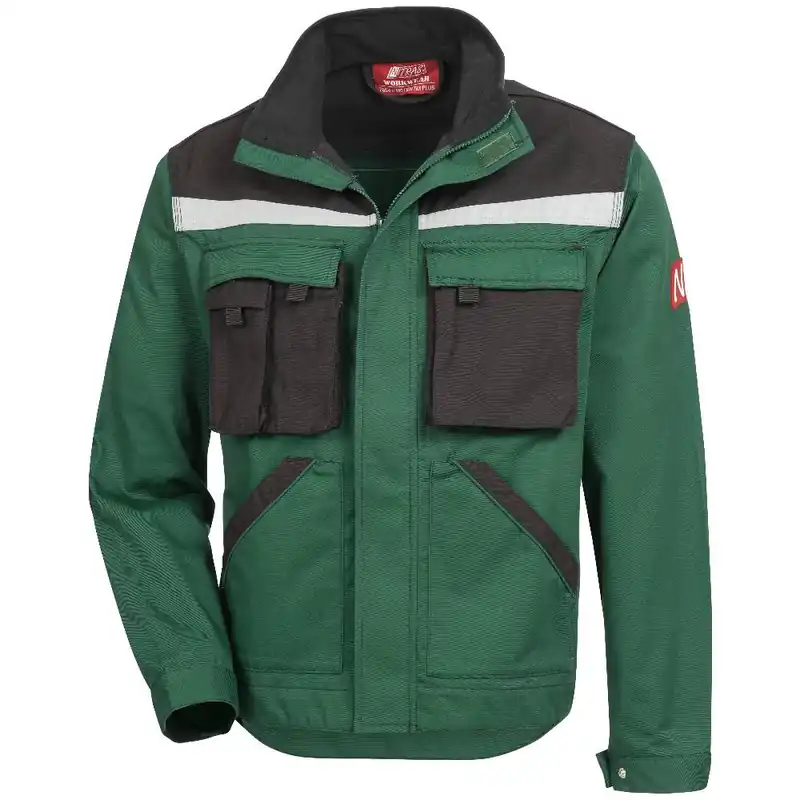 Sichere Zahlung Arbeitsjacke Motion Tex Plus, Grün/Schwarz, Gr. 56