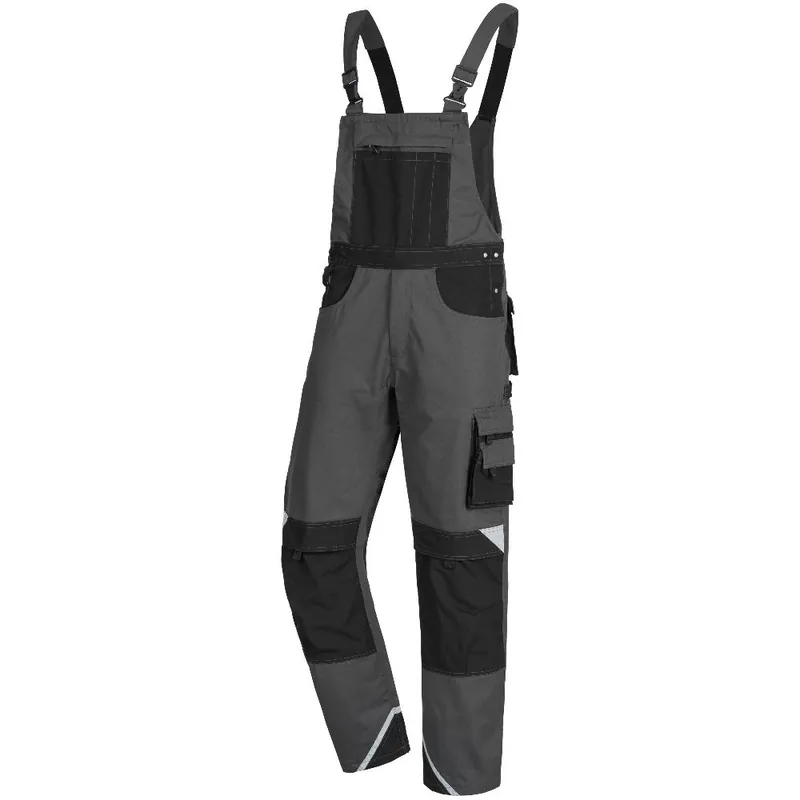 Latzhose Motion Tex Plus, Grau/Schwarz, Gr. 60 Beliebt