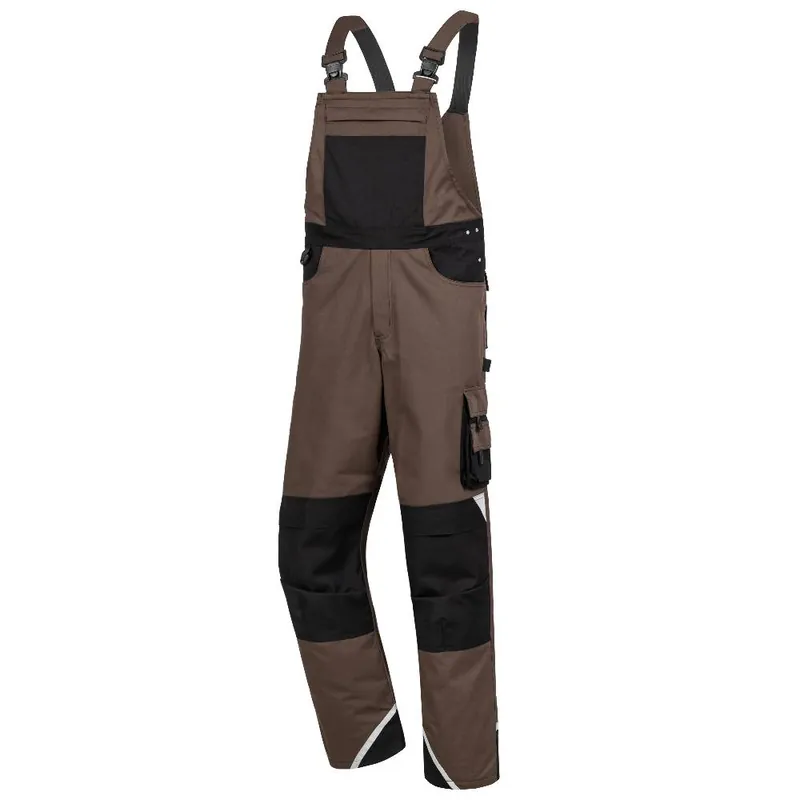 Latzhose Motion Tex Plus, Braun/Schwarz, Gr. 60 Top-Angebot