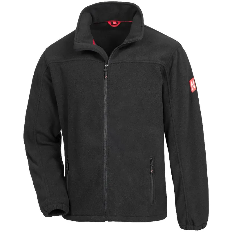 Neu Im Sortiment Fleecejacke Motion Tex Plus, Schwarz, Gr. 3XL