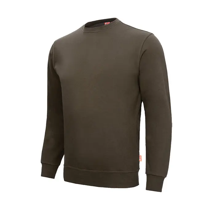 Sweatshirt / Pullover Motion Tex Light, Braun, Gr. M Solange Der Vorrat Reicht