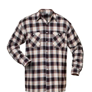 Flanellhemd "Virginia", 85 cm, Gr. (47/48) 3XL, Marine-Hellblau-Rot Kariert Begrenztes Angebot