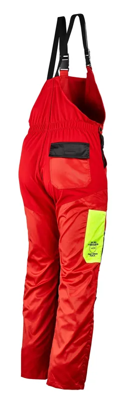 Versand Am Gleichen Tag Schnittschutz-Latzhose "Profiforest", Rot, Gr. S (44/46)