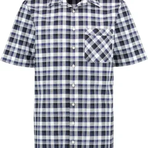 Herrenhemd, Comfort fit, 90 cm, Marine-kariert, Gr. 39/40 Meistverkauft