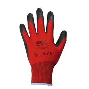 Arbeitshandschuh "Blackgrip", rot-schwarz, Gr. 10 Preisknaller