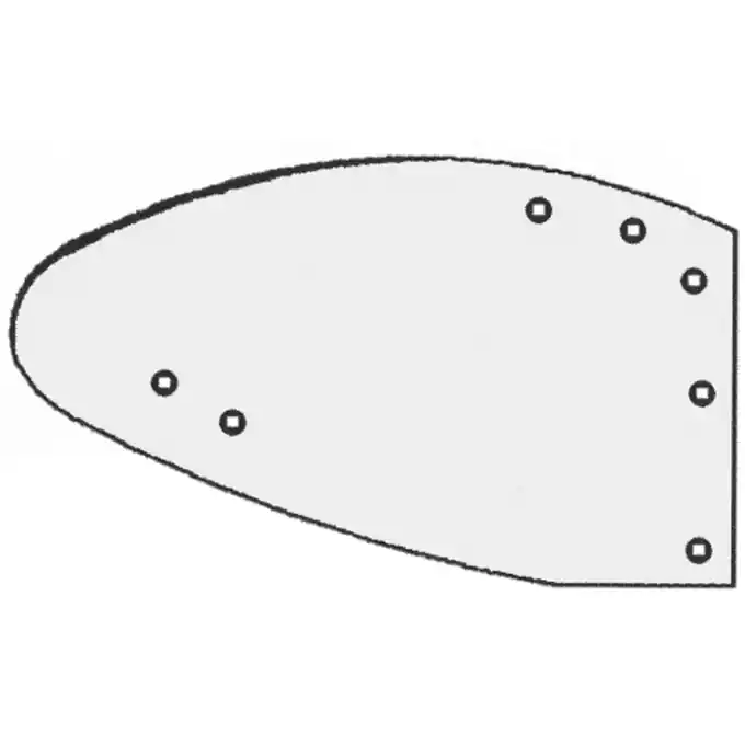 Streichblech-Hinterteil p. f. Rabe HRP-236 O, rechts Highlight