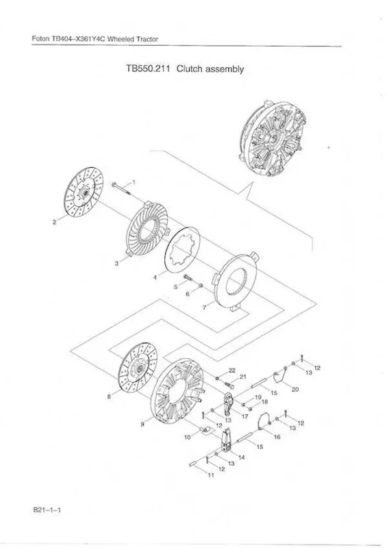 Druckplatte Fahrkupplung TB Sofort Bestellen
