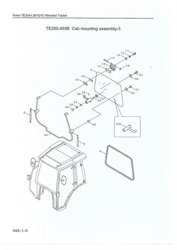 Preiswert Glas Heckscheibe komplett TE254 mit geb.Frontscheibe