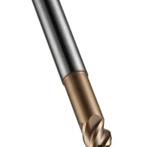 Zertifiziert Schaftfräser S521 D.5mm R.0,5mm Gesamt-L.60mm Schneiden-L.6mm