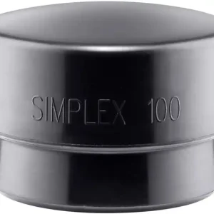 Schonhammerkopf SIMPLEX Kopf-D.100mm Gum.schwarz mittelh.HALDER Garantierte Lieferung