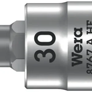 Markenware Steckschlüsseleinsatz 8767 A HF TORX® 1/4 Zoll T30 L.28mm WERA