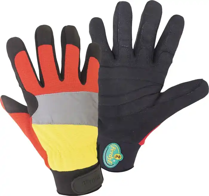 Nur Für Kurze Zeit Forstschutzhandschuh WOODS Mechanics Gr.XL schwarz/rot/gelb PSA III