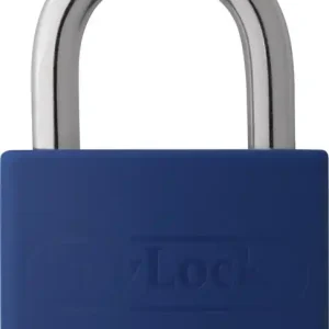 Nur Heute Zylindervorhangschloss T65AL/40 blau Lock-Tag Schlossk.-B.43mm Alu.versch.-schl.