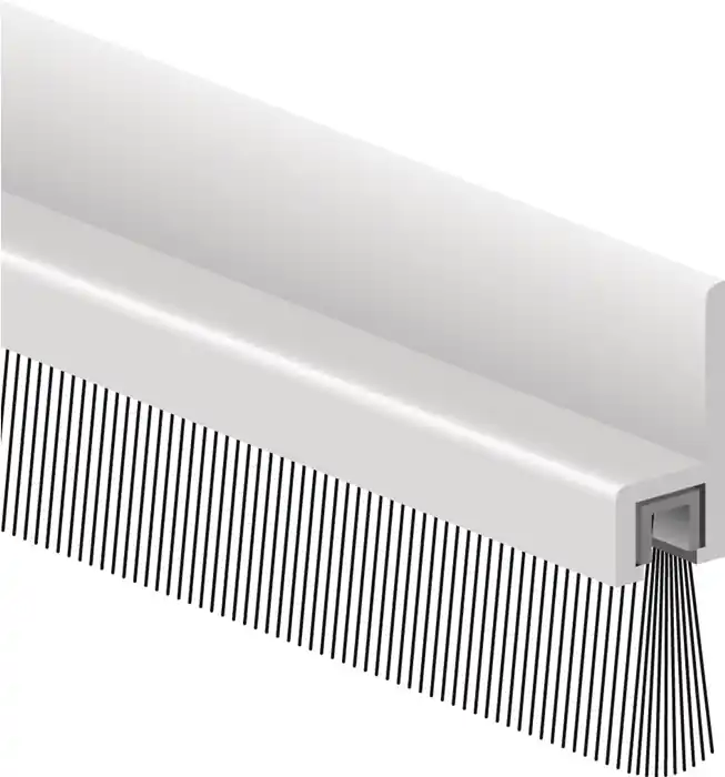 Bürstendichtung IBS 31 L.1000mm B.7mm Gesamt-H.30mm Neue Kollektion