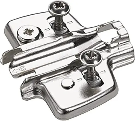 Günstig Kreuzplatte STA vern.D=1,5mm D.5x12mm m.Spreizmuffen HETTICH